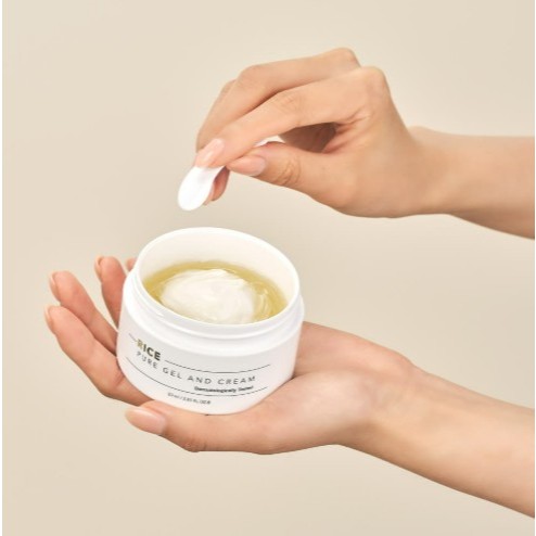 [THANK YOU Farmer] เจลครีมข้าว 80ml Brightening Moisturizing Cream Hydrating Rice Extract Face Cream