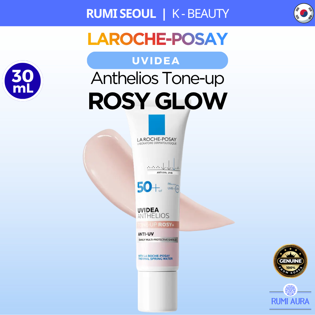 [LAROCHE-POSAY] Uvidea Anthelios Tone-up Rosy Glow | 30มล