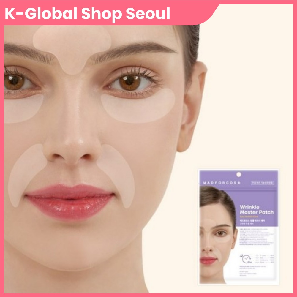 MADFORCOS Wrinkle Master Patch Home Care Set 36 แพทช์หน้าผาก Smile Lines Eye Area Anti-Wrinkle Care