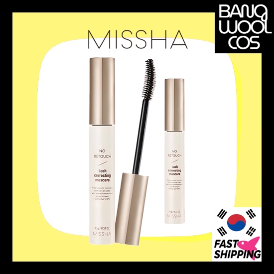 [MISSHA] No Retouch Lash Correcting Mascara - Clear Nutritious Serum (9.5g)