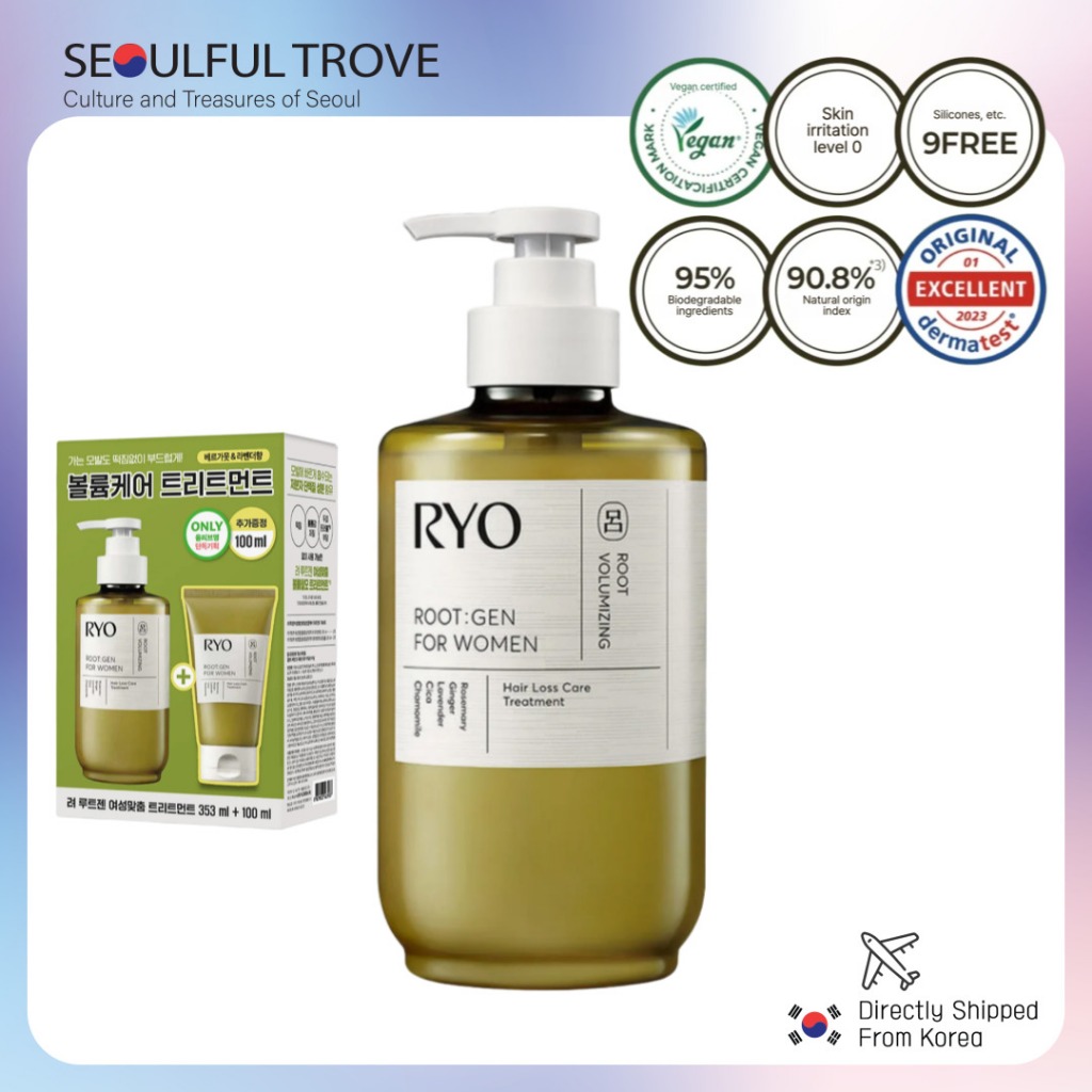 Ryo Root:Gen Scalp Care Treatment สําหรับผู้หญิง 335mL Special Set (+100mL)