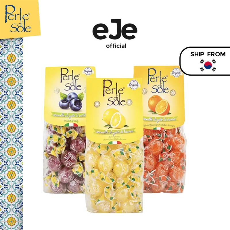 [Perle di Sole] Italian Positano Fruit Candy 200g (3 Flavor)