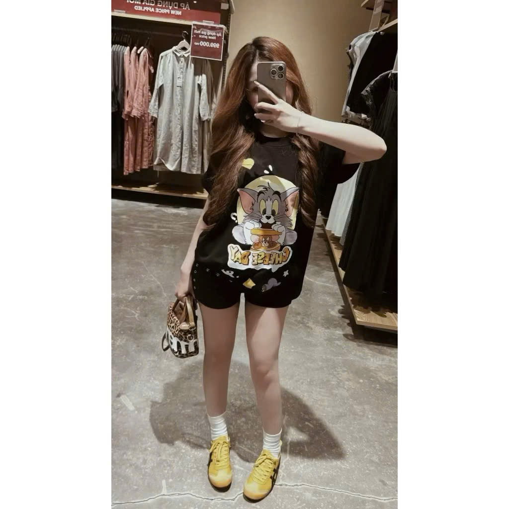 [Tino.Studio] เสื้อยืด Tom&Jerry Ct2c 250gsm