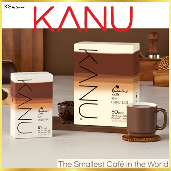 ]MAXIM] KANU Double Shot Latte. กาแฟสําเร็จรูปเกาหลี กาแฟอ่อน