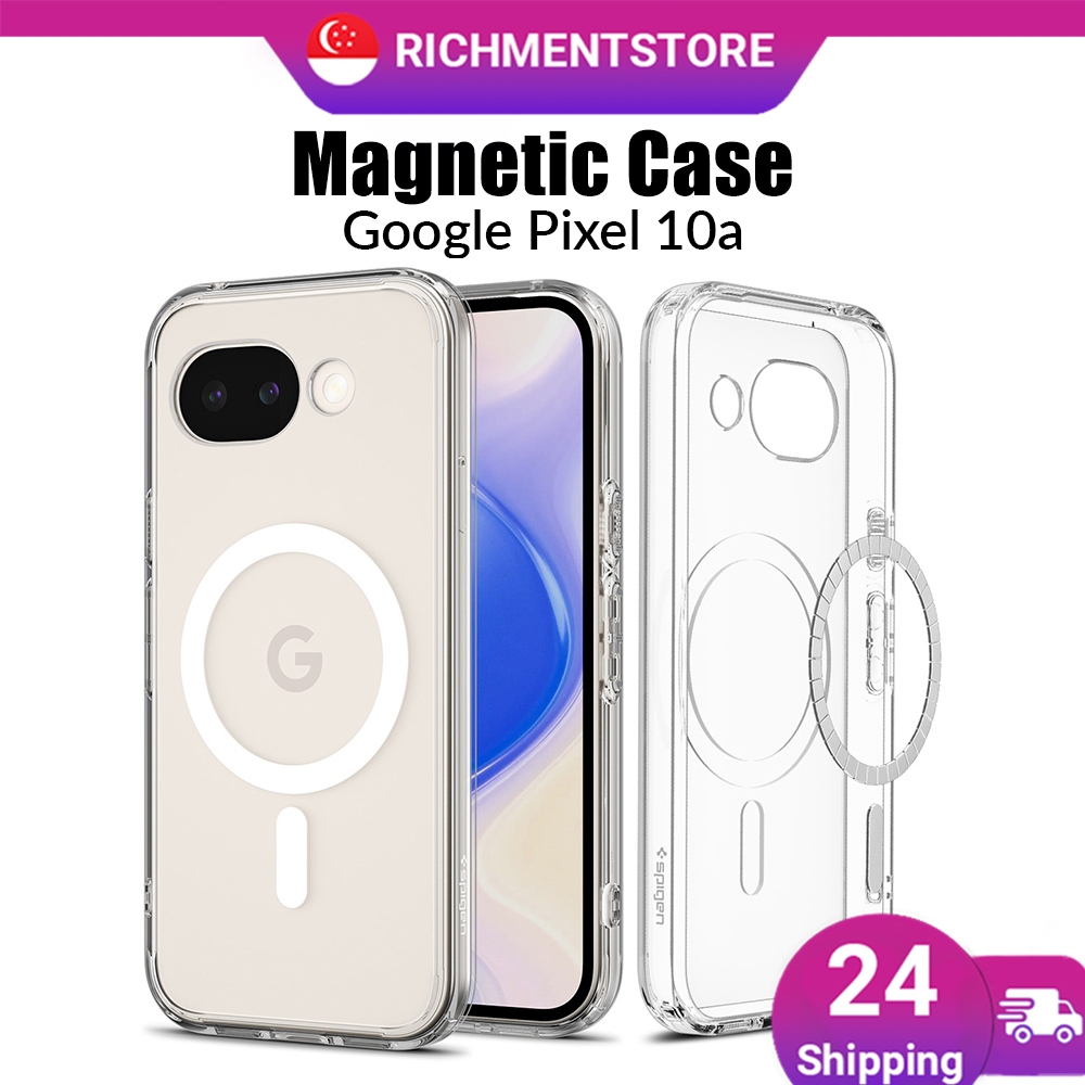 SG สําหรับ Google Pixel 10 Pro XL 10A 9A 8A 8 Pro Case Magnetic Clear Hard Cover เคสชาร์จไร้สาย