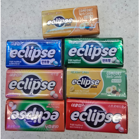 Eclipse ลูกอมปราศจากน้ําตาล 30g~34g *8