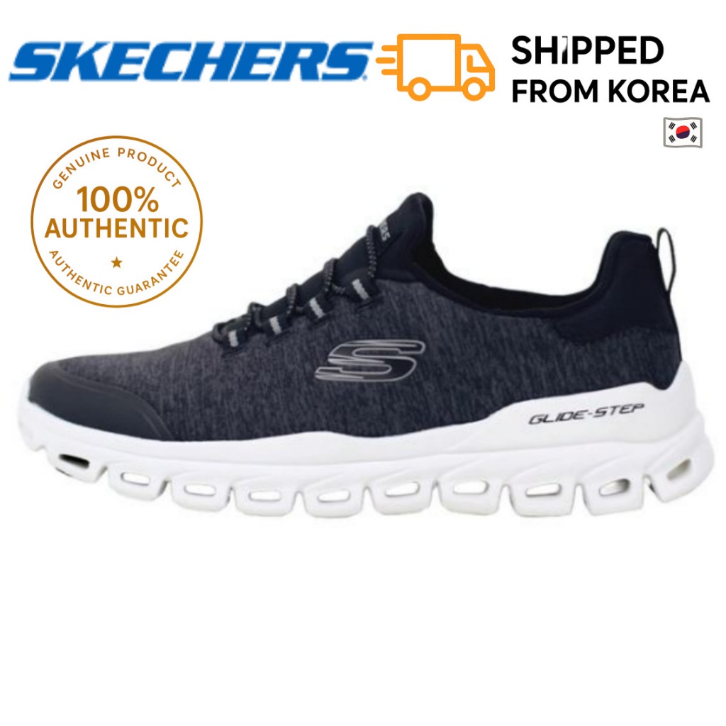 SKECHERS Glide-Step – Meners รองเท้าหัดเดินน้ําหนักเบา – สีดํา