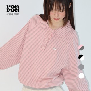 [RONRON] Henryneck Frill Point Sweatshirt / 4colors