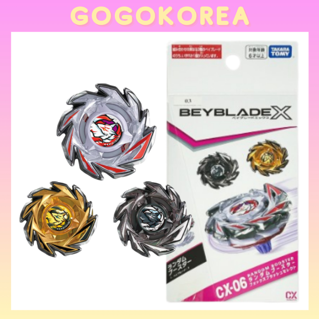 [TAKARA TOMY] Beyblade X Random Booster CX-06 Fox Brush Select