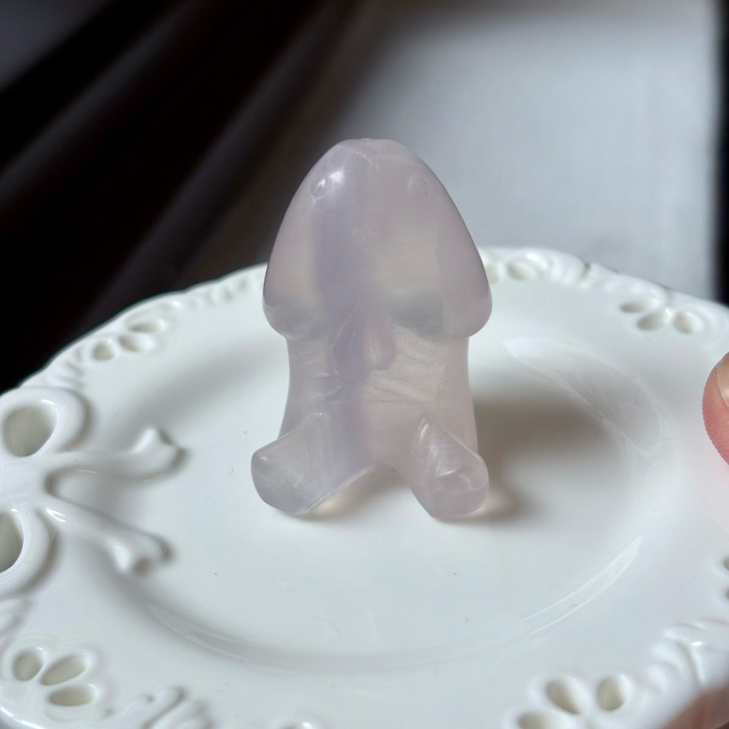 Yttrium Fluorite Ding แกะสลักสําหรับความมั่นใจขี้เล่นและพลังงานที่สนุกสนาน