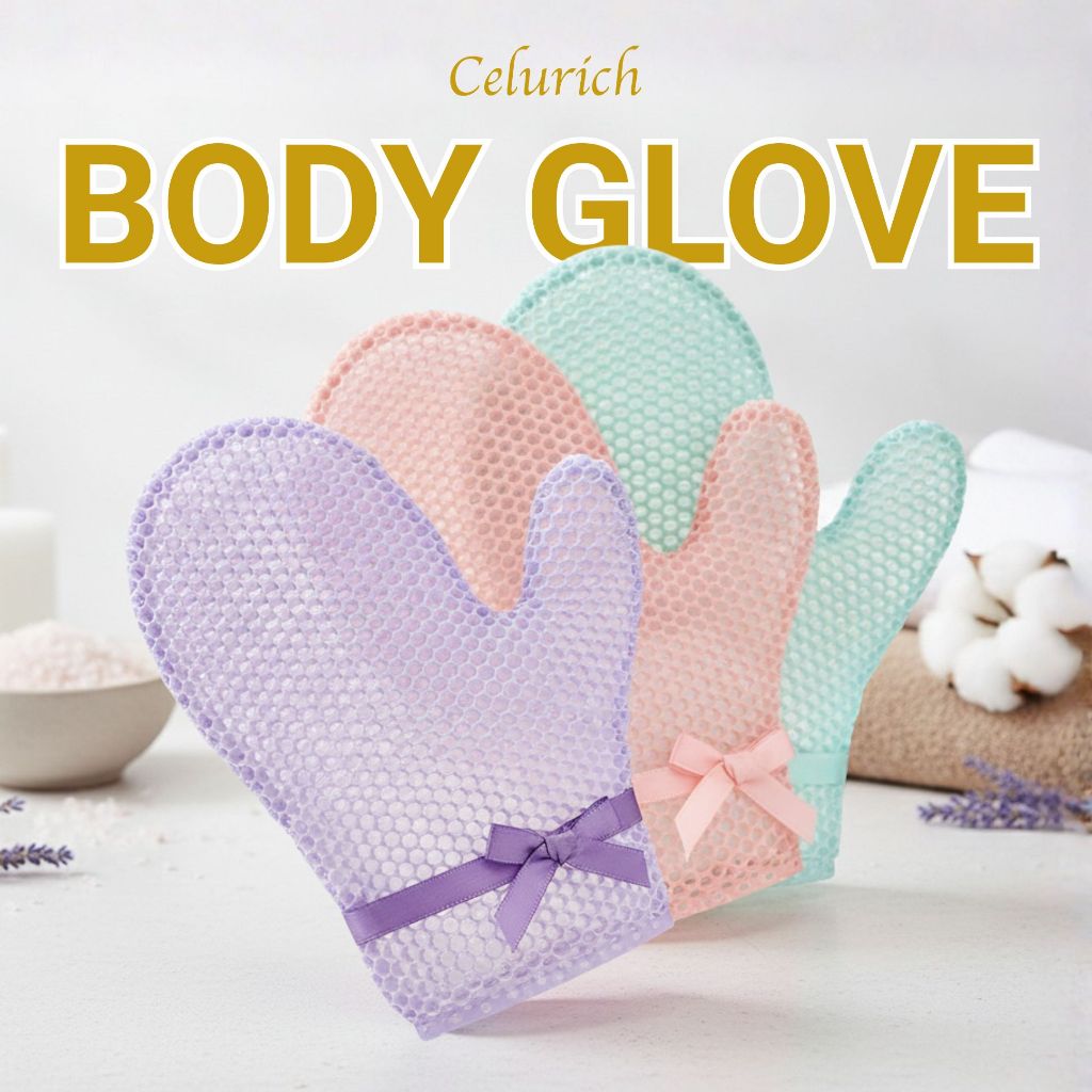Celurich Body Glove Bubble Exfoliating Shower Glove – ทําความสะอาดล้ําลึกและนวดตัวทุกวัน