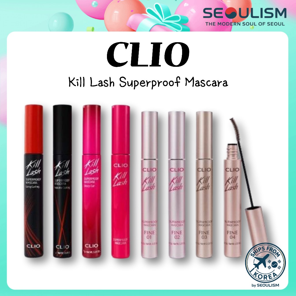 🇰🇷[CLIO] Kill Lash Superproof Mascara | มาสคาร่ากันน้ํากันรอยเปื้อน | CLIO เกาหลี