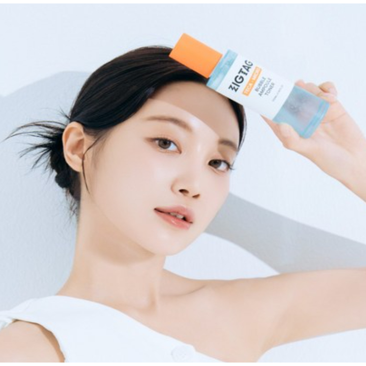 ZIGTAG Cica Toner Ampoule Micro-Bubble 100ml | Centella & PHA Hydrating Calming Toner Serum