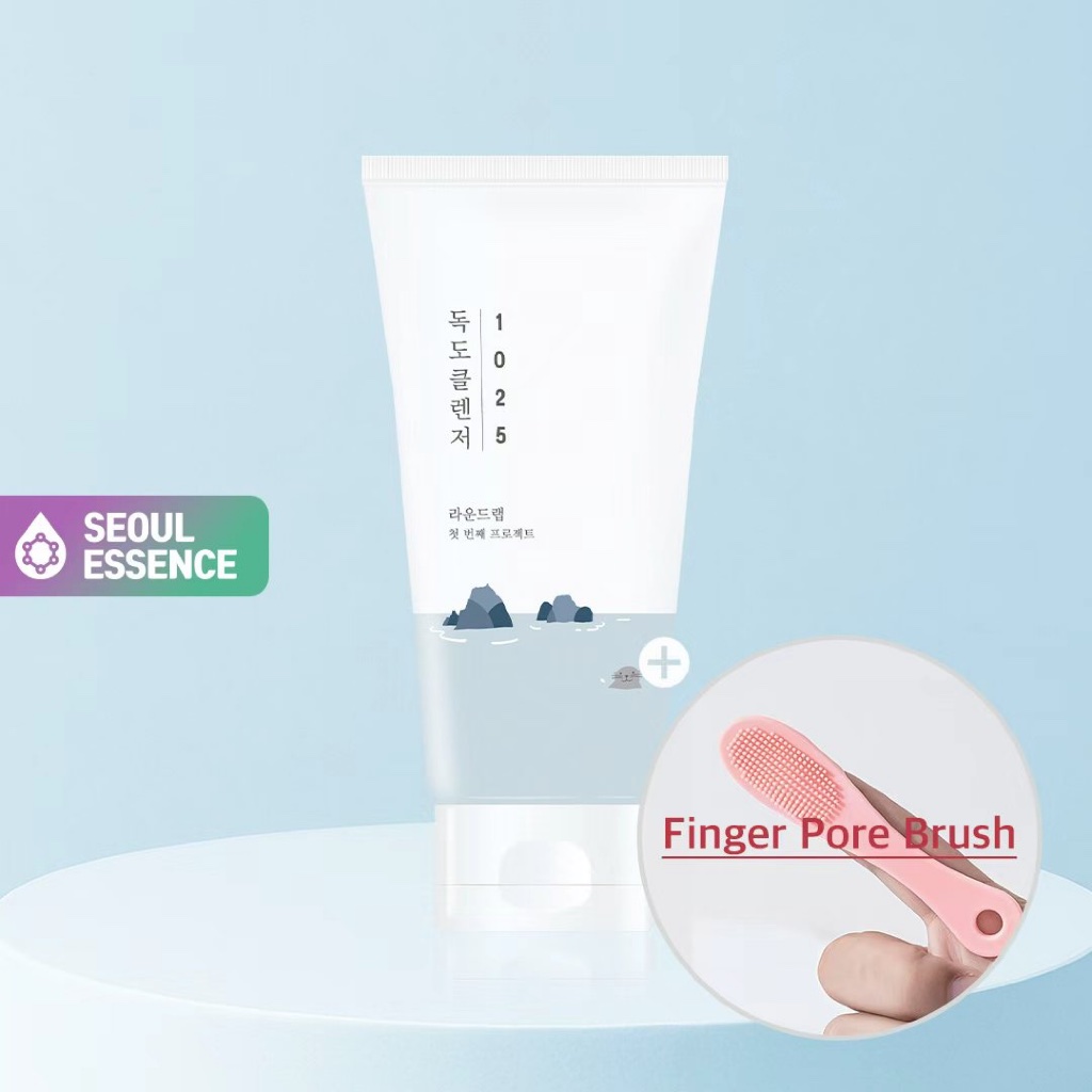 Round LAB 1025 Dokdo Cleanser 200ml / 150ml / 40ml - ให้ฟองที่อุดมสมบูรณ์ในการทําความสะอาดผิวและเครื่องสําอางตกค้าง