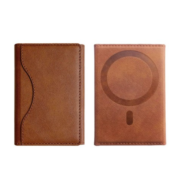 YP MagSafe Compatible N52 Strong Magnet Leather Phone Card Wallet (1 ชิ้น)