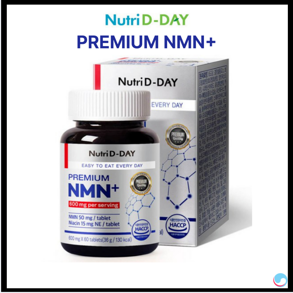 [Nutri D-Day] อาหารเสริม PREMIUM NMN+ 60 เม็ด