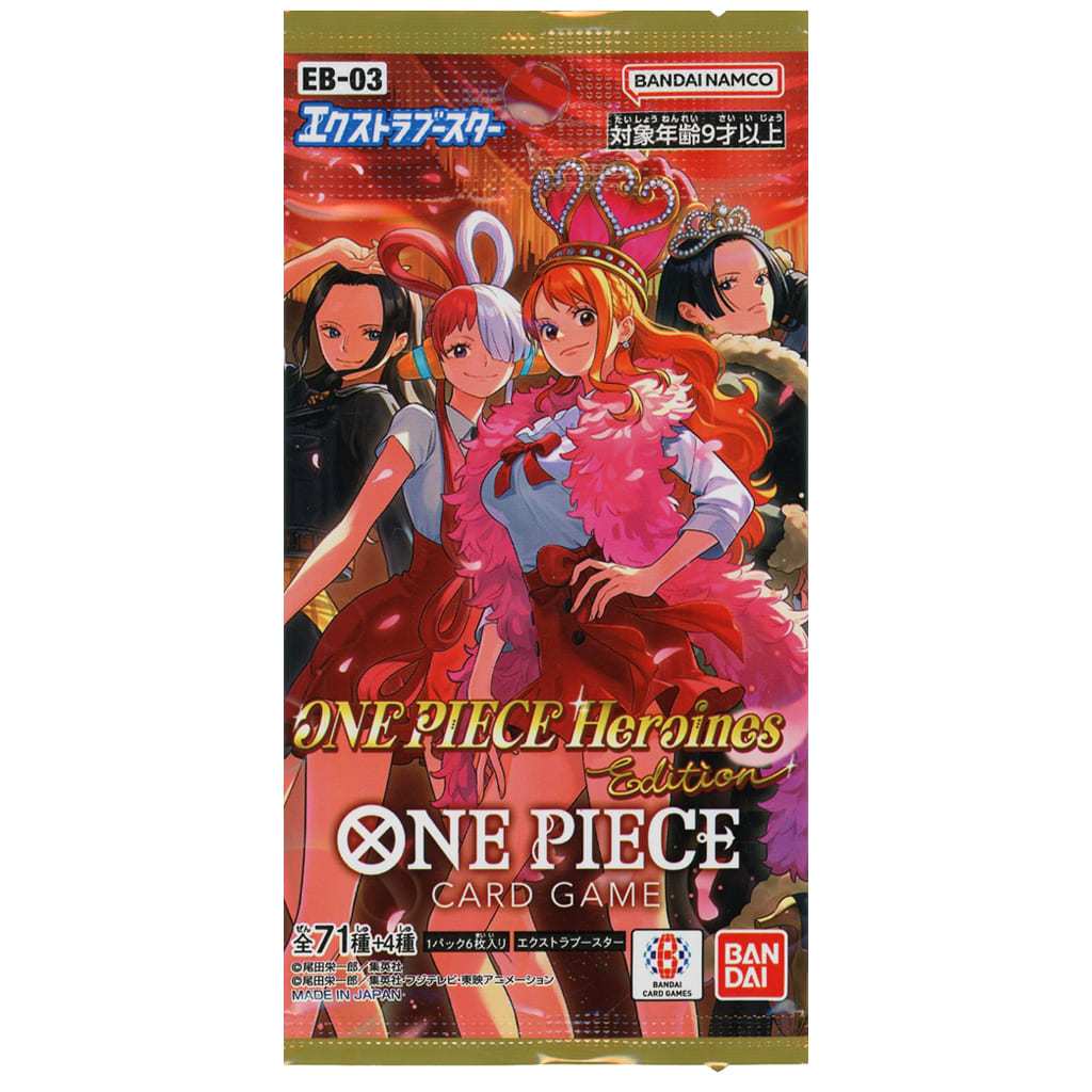 BANDAI ONE PIECE CARD GAME BOOSTER PACK Extra Booster One Piece Heroines Edition [EB-03] One Piece T