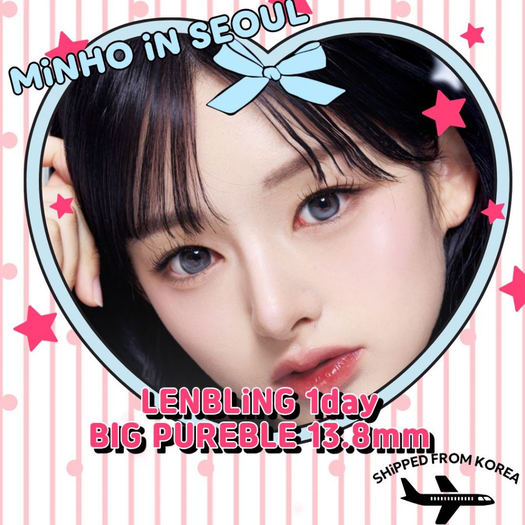 LENBLING BIG PUREBLE 1day 3 สี คอนแทคเลนส์| G.DIA G.DIA 13.8mm (10p) เลนส์เครื่องสําอาง K-Beauty Sun