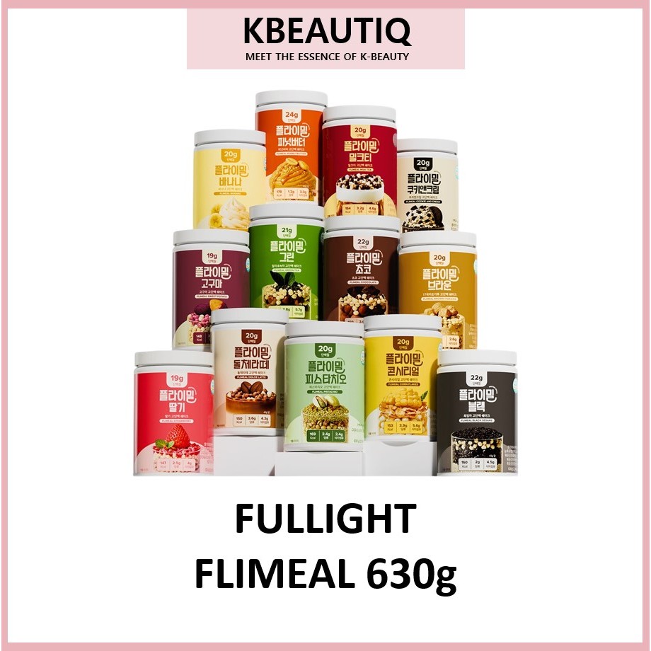 โปรตีนเชคเกาหลี เชคลดน้ำหนัก FULLight FLIMEAL 630g High Protein Shake & Meal Replacement - 13 Delicious Flavors to Choose | Korean Protein Shake Diet Meal Replacement ทดแทนมื้ออาหาร โปรตีนสูง จากเกาหลี