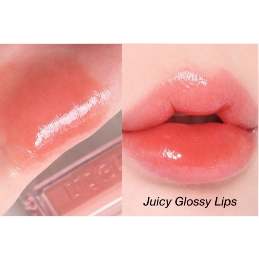 INGA Water Glow Lip Tint Crush 4.5g Korean Glossy Lip Tint Hydrating Watery Lip Color Makeup