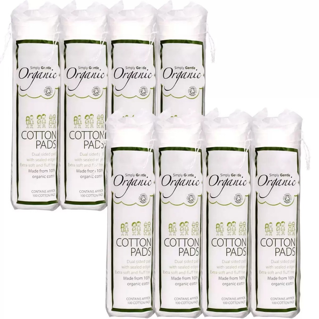 SIMPLYGENTLE สําลีแผ่นออร์แกนิก 800ct