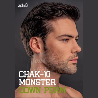ACHOA Chak-10 Monster Down Perm 300ml | น้ำยาดัดผมชายสไตล์เกาหลี ไซส์จัมโบ้ | จัดทรงผมข้างให้เรียบกริบ