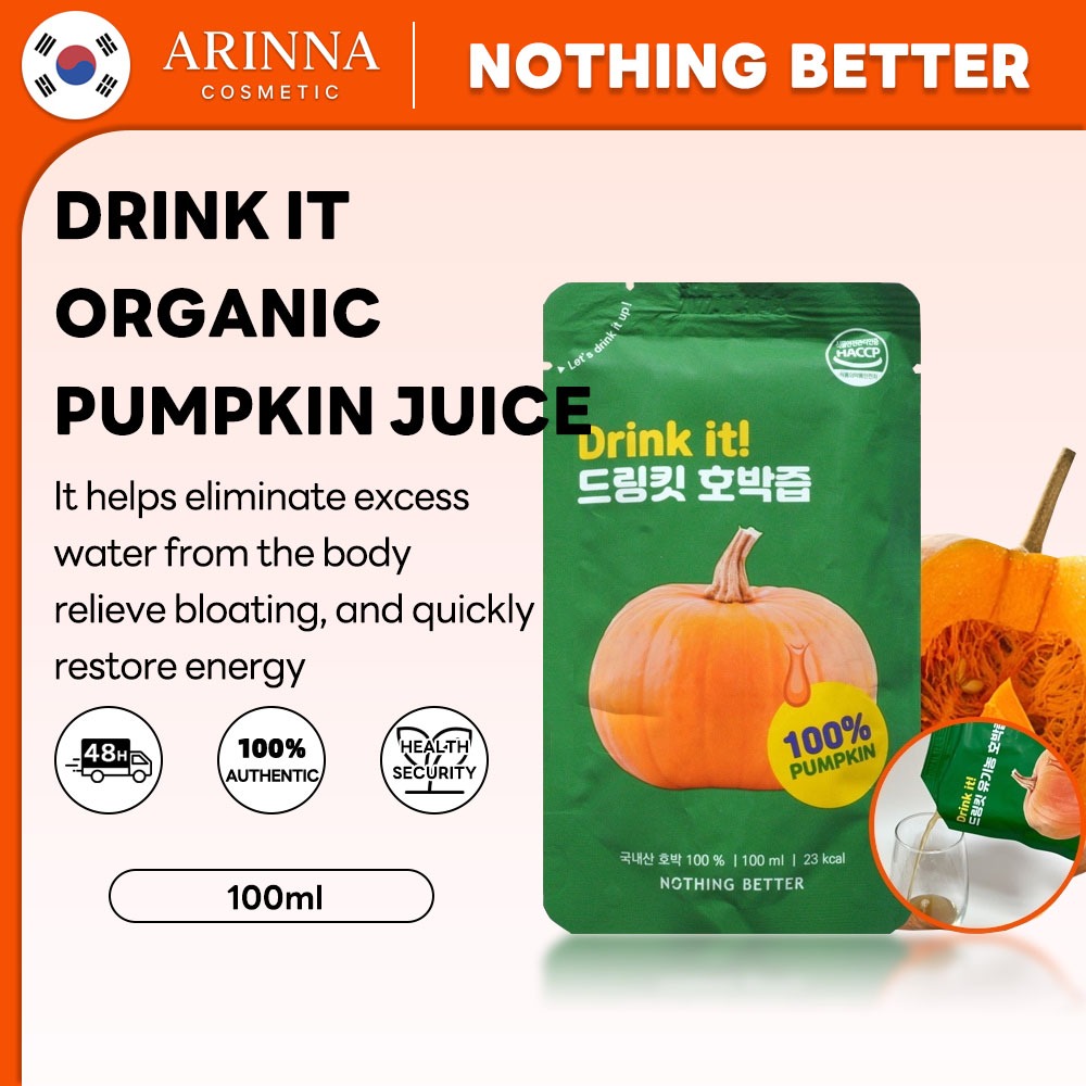 NOTHING Drink It Pumpkin Cleanse Juice 100ml(7pack/14pack/24pack)