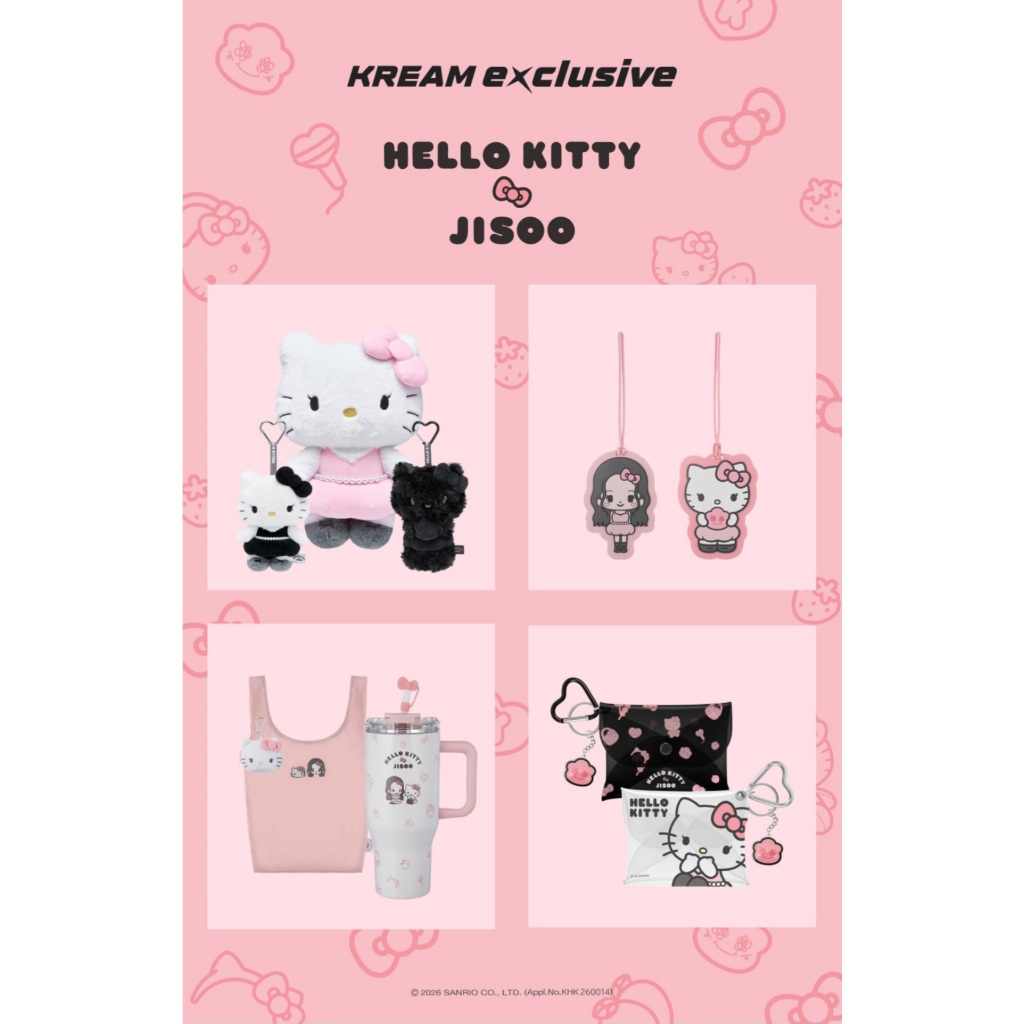 [FAST ETA] Blackpink JISOO x HELLO KITTY Collaboration Merch