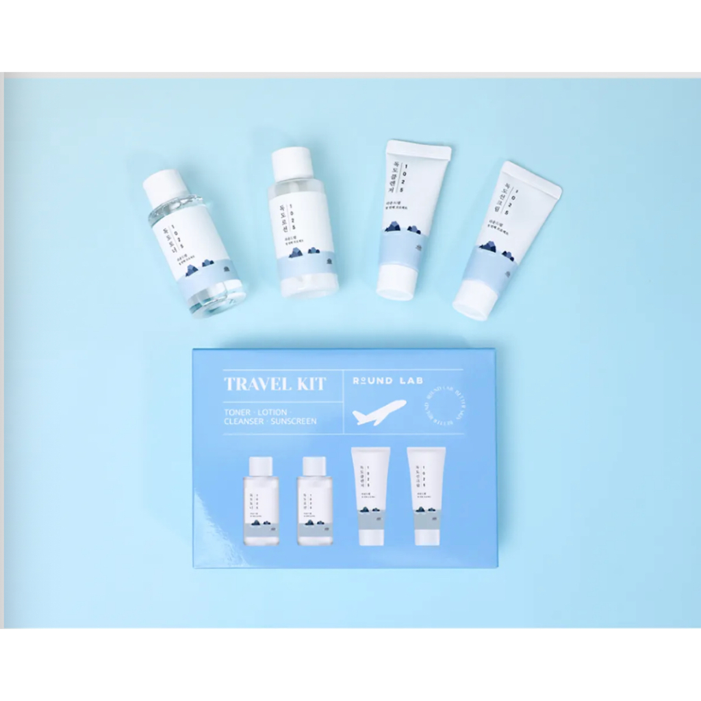 ROUND LAB 1025 Dokdo Travel Kit (โทนเนอร์ + โลชั่น + ครีมกันแดด + คลีนเซอร์) ราคา ถูกที่สุด ดีลบีเคเค แกลเลอรีภาพที่ 3
