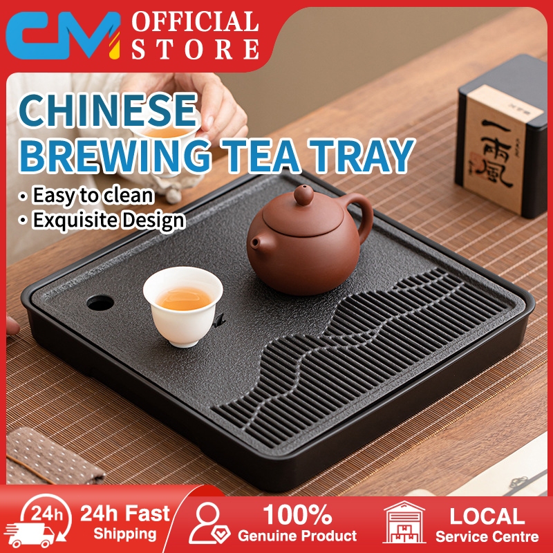 Next-day delivery Luxury Brewing Tea Tray Water Storage Draining Teaware Accessories Home