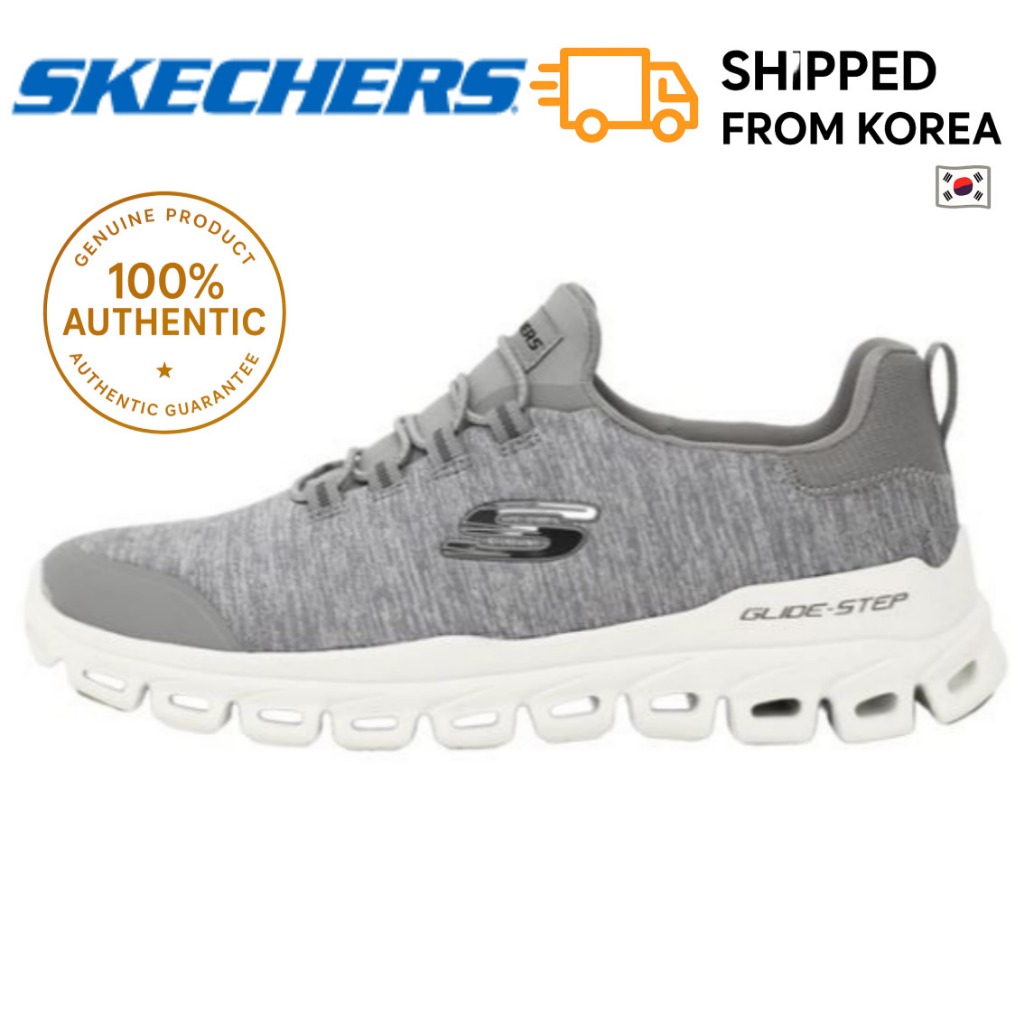SKECHERS Glide-Step – Meners รองเท้าหัดเดินน้ําหนักเบา –สีเทา