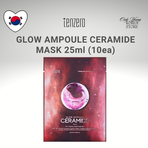 [TENZERO] SKIN CARE GLOW AMPOULE CERAMIDE MASK