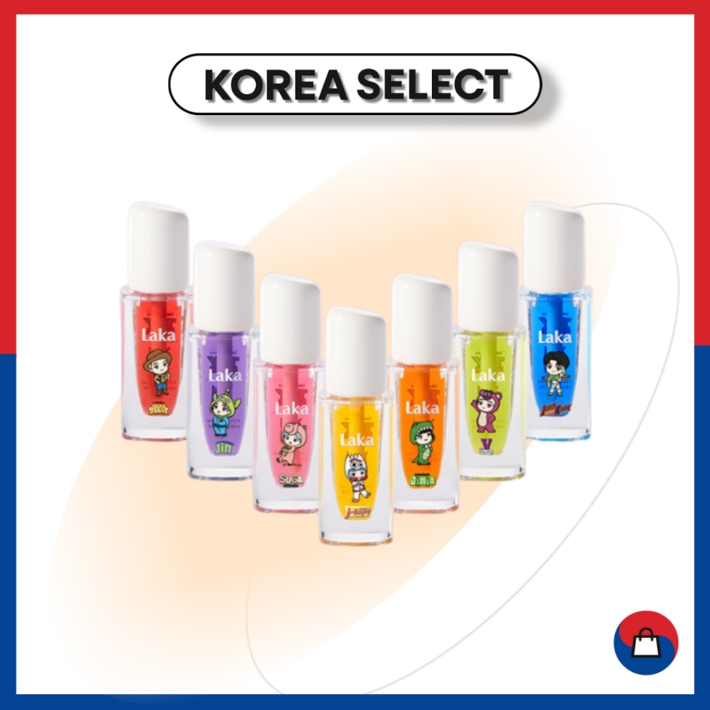 [BTS X TINYTAN] Laka Vegan Lip Oil 7 ประเภท (EXP 2026)