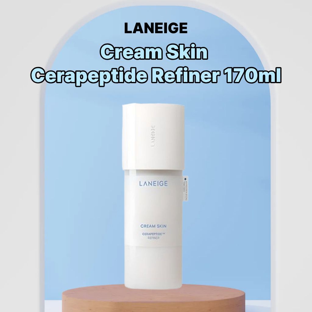 [LANEIGE] Cream Skin Cerapeptide Refiner 170ml 320ml / Toner & Moisturizer 2-in-1 / Hydrating Barrier Care / K-Beauty