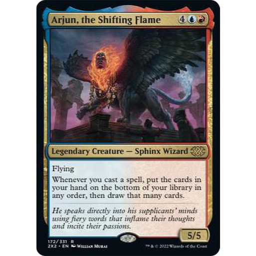 Arjun the Shifting Flame Double Masters 2022 Edition MTG Near Mint