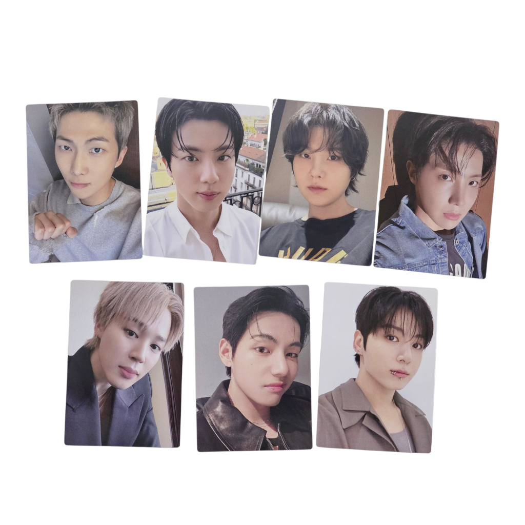 BTS ARMY Photo Card ชุด 7EA OT7 อย่างเป็นทางการ HYBE สินค้า BTS Photo Card BTS Photocard สะสม Kpop B