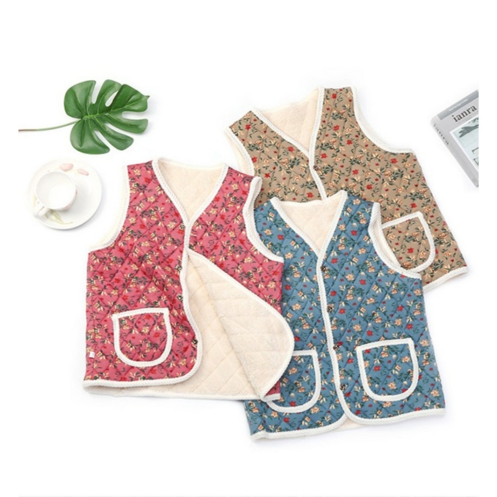 ​[JupJup Korea] K-Grandma Style KIMCHI Vest - ชุดทํางานเกาหลีแท้ Kimjang