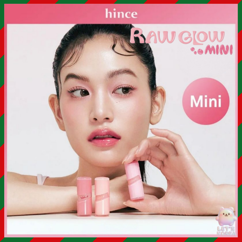 [hince] OLIVE YOUNG Limited - Raw Glow Gel Tint Mini 12 สี Water Glow Lip Glossy Tint ขนาดมินิติดทนน