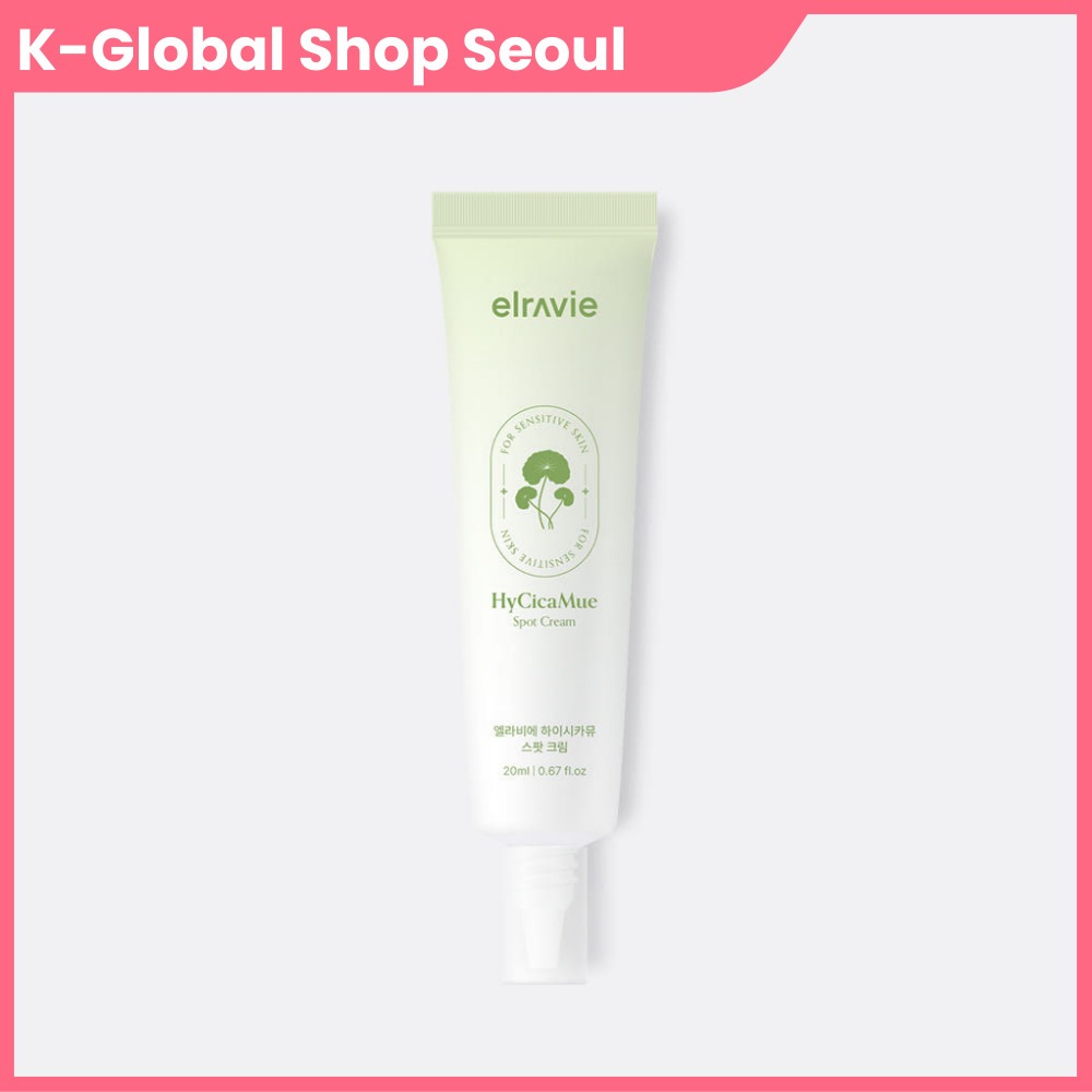 Elravie HyCicaMue Spot Cream 20ml Calming Spot Care Cream สําหรับผิวแพ้ง่าย
