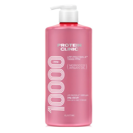 ELASTINE Protein Clinic Argan Oil High Nutrition Shampoo Peach Blossom 1000ml | Protein Nourishing M