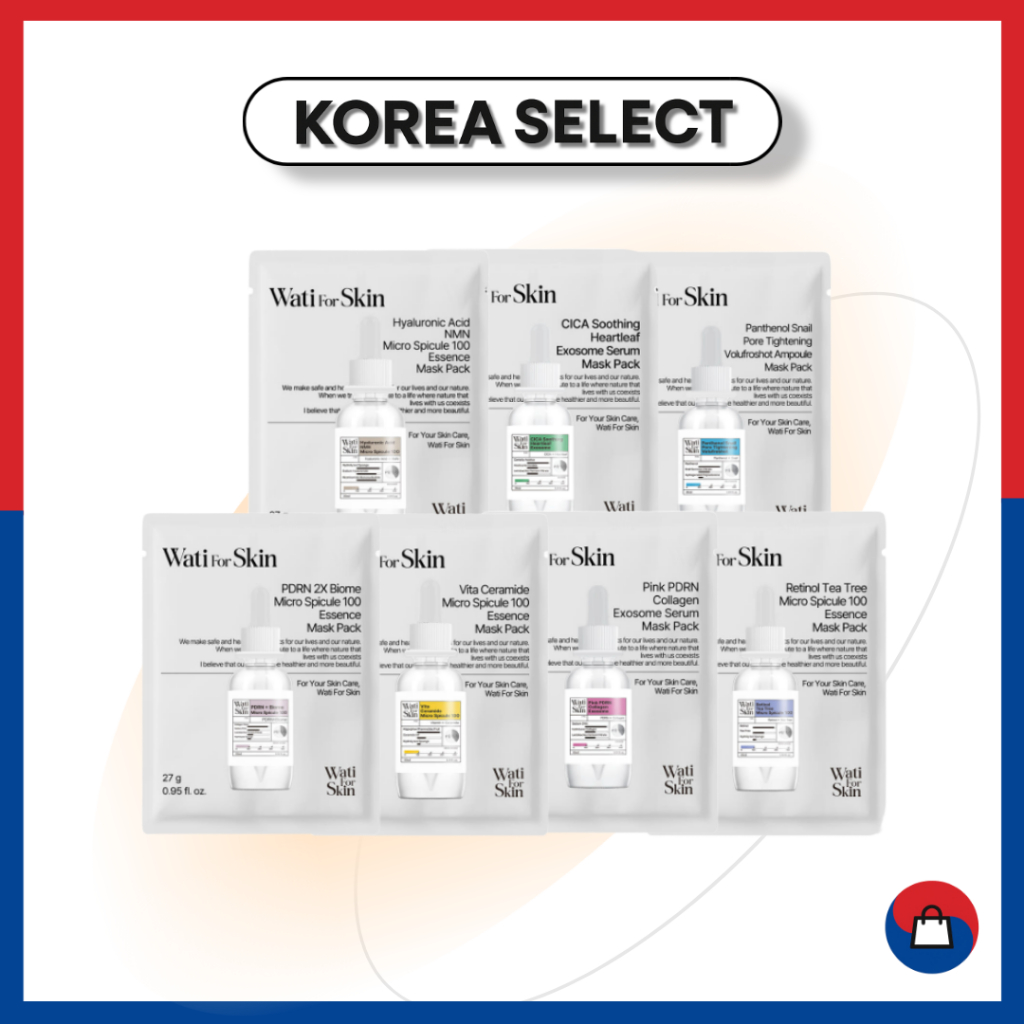 [Wati For Skin] Essence & Serum & Ampoule Mask Pack Line 7 ประเภท (5ea)