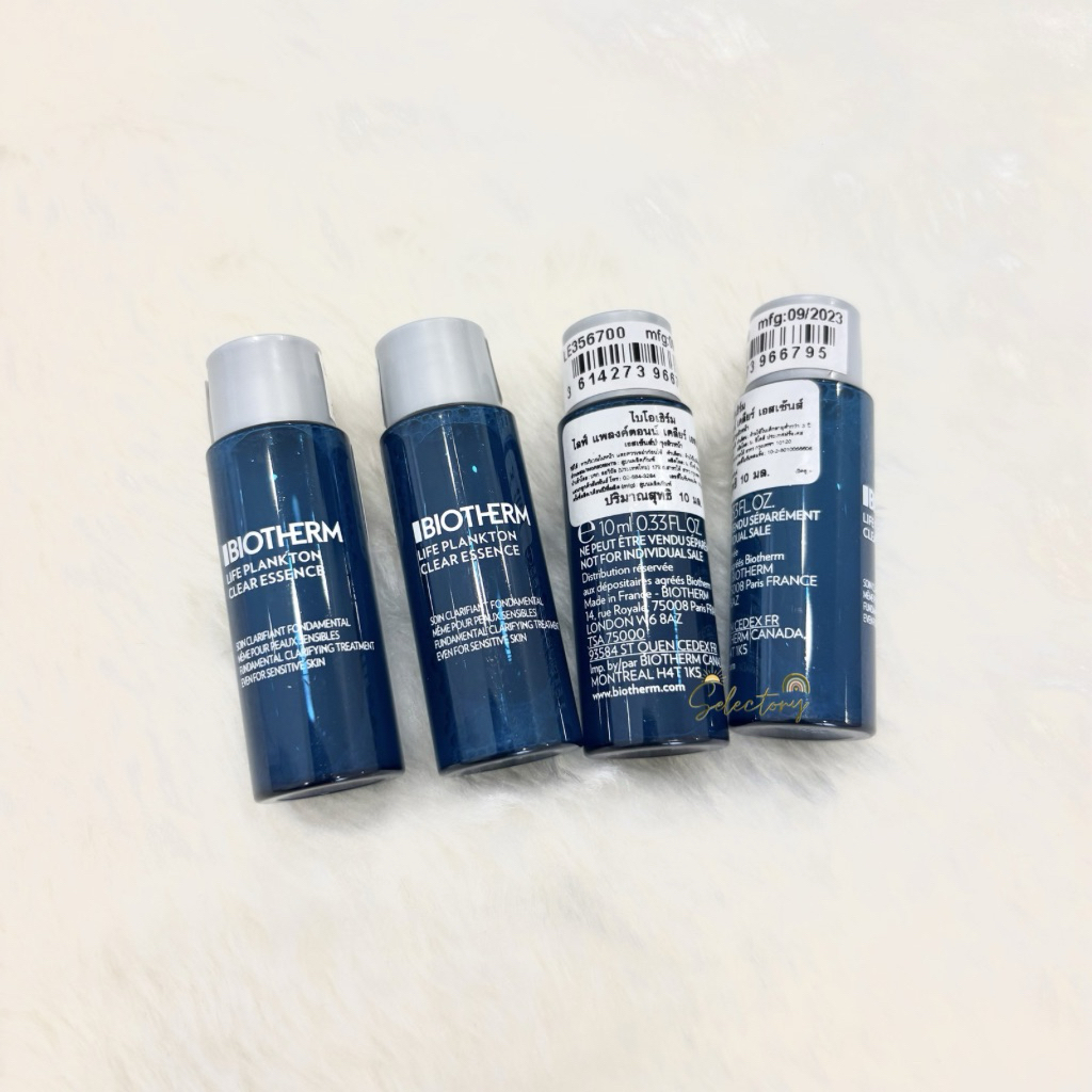 ฉลากไทยแท้100% BIOTHERM LIFE PLANKTON CLEAR ESSENCE 10ml / Biotherm Life plankton essence
