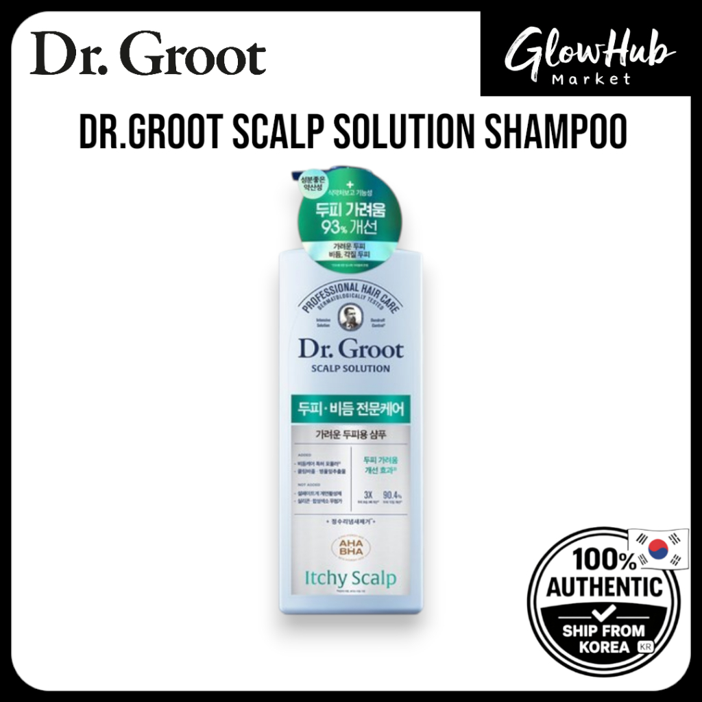 Dr.Groot Scalp Solution Shampoo 700ml – การดูแลบรรเทาอาการคันหนังศีรษะ | แชมพู Dr Groot