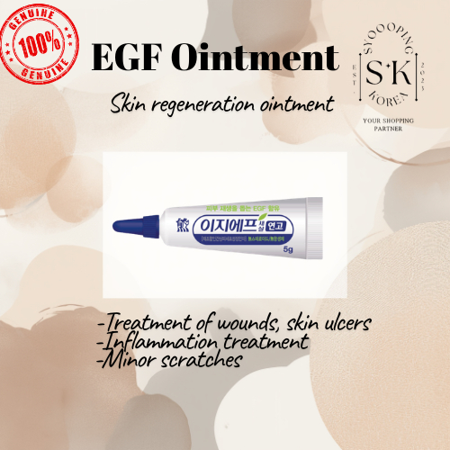 [Easyef Ointment] EGF Ointment Skin Regenerator Wounds Healing Ointment 5g