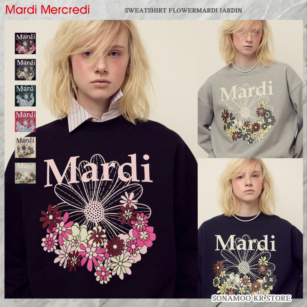 [Mardi Mercredi] Sweatshirt Flowermardi Jardin