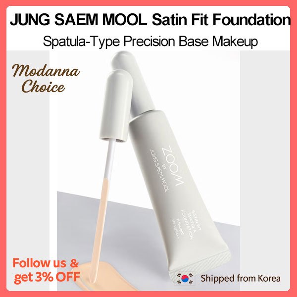 DAISO JUNG SAEM MOOL Essential Satin Fit Spatula Foundation 25ml | 19 แฟร์ไลท์ / 21 แสงธรรมชาติ / 23 กลาง