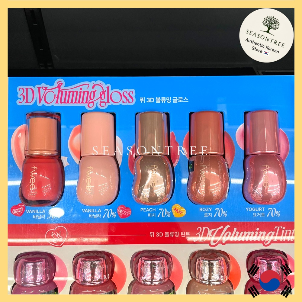 [fwee] 3D Voluming Gloss 12 Colors + Cola Edition (30%/70%) ลิปกลอสเกาหลี ของแท้ ส่งตรงจากเกาหลี