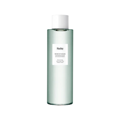 Huxley Be Clean Be Moist Makeup Remover Water 300ml น้ำยาล้างเครื่องสำอาง สูตรคลีนซิ่งและบำรุงผิว เพ