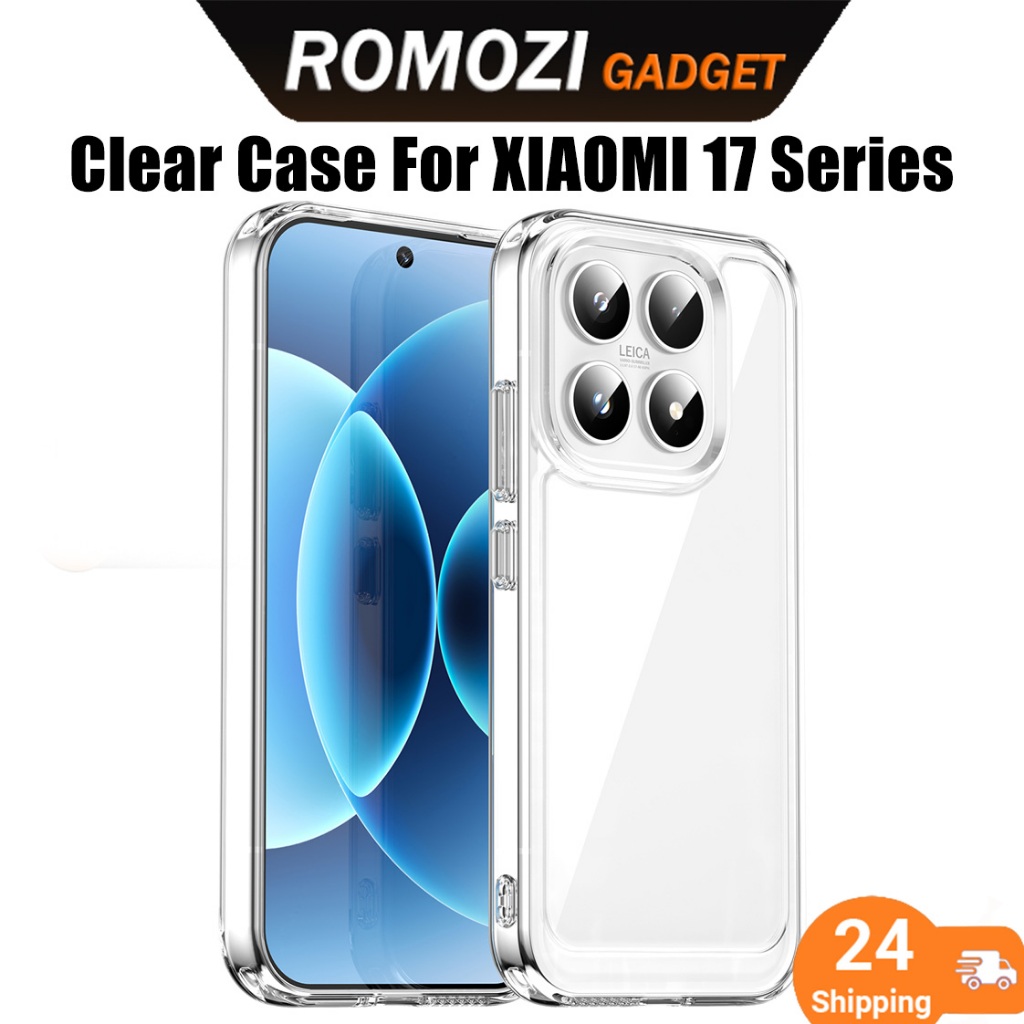 SG Luxury Clear กันกระแทก Soft Case สําหรับ Xiaomi Mi 17 Pro Max Clear ฝาครอบโปร่งใสสําหรับ XIAOMI 1