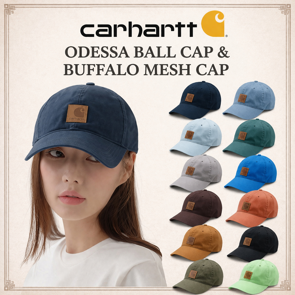 [Carhartt] Odesssa Ball Cap / Buffalo Mesh Cap หมวกเบสบอลแบบปรับได้ Unisex